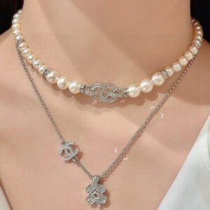 oCHANELo Necklaces 108